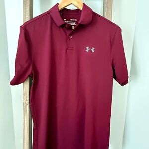 Under Armour Men's Maroon Polo Shirt